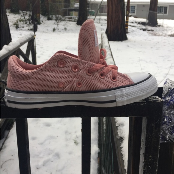 Converse All Star rust / pink ‘ Storm’ kicks low top snickers HP 25 - Picture 10 of 11